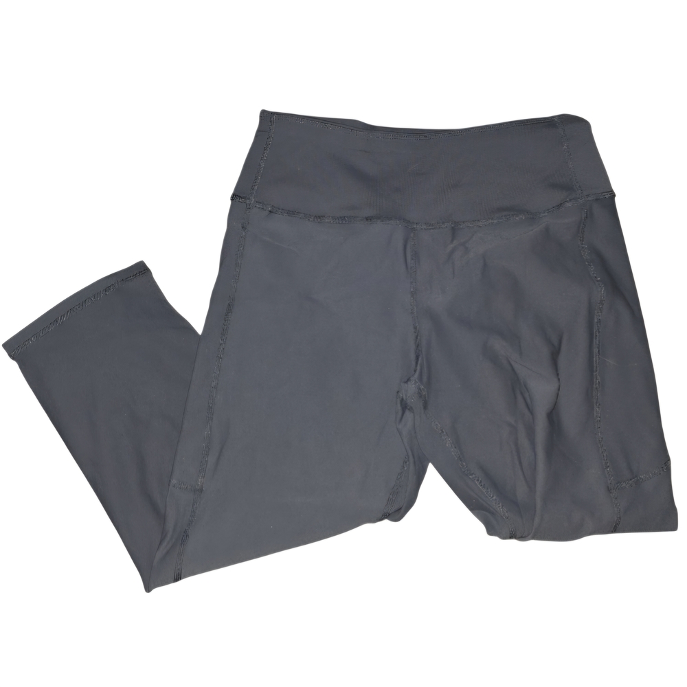 ❤️Stelle Chic Gray High-Waisted Capri Leggings☆